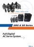200W에서 7.5KW까지 라인업!! 전 모델 19Bit 앱솔루트 엔코더 채용!! SMG & SD Series Full Digital AC Servo System CSCAM