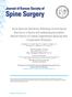 Journal of Korean Society of Spine Surgery Acute Epidural Hematoma Following Cervical Spinal Fracture in a Patient with Ankylosing Spondylitis Natural