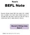 Yoon s BEFL Note Wooram s Writing Camp의 BEFL Note 내용이일부수정됨에따라, 본파일에는 2가지종류의정답이포함되어있습니다. 본인의 BEFL Note 뒤에정답이수록되어있지않을경우, 파일앞부분에제시된정답으로내용을확인하시기바랍니다. Woor